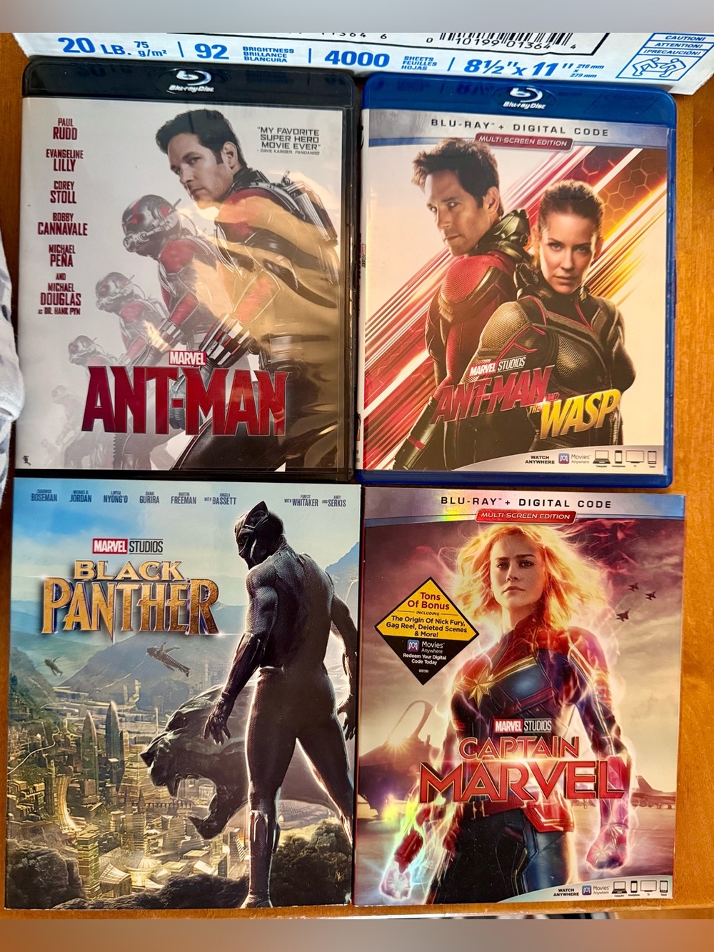 Marvel Blu-Ray Bundle